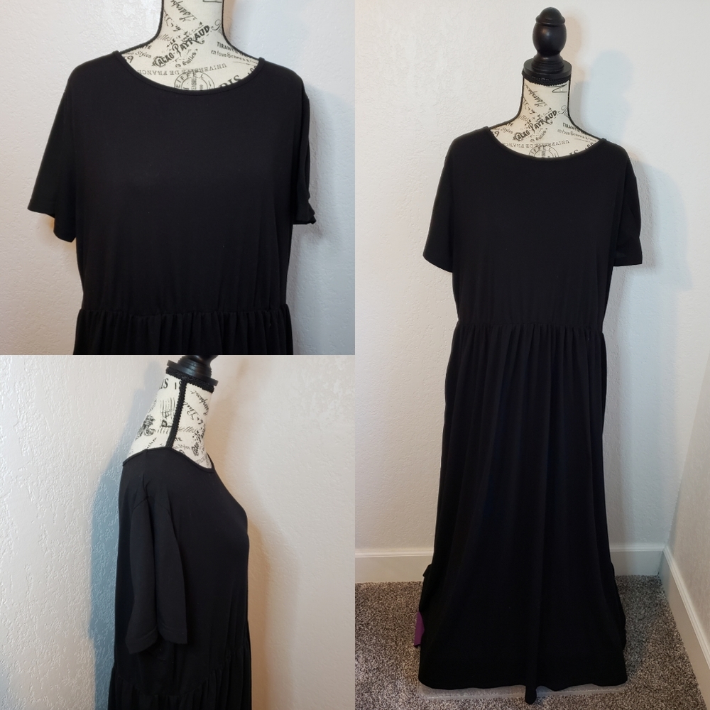 Nemidor Cap Sleeve Maxi Dress